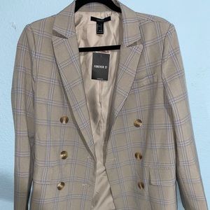 Forever21 Plaid Blazer